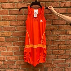 Nwot Orange Adidas Tennis Dress